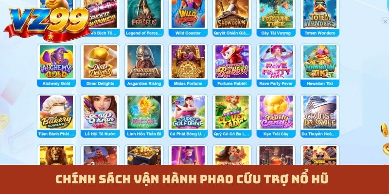Chính sách vận hành phao cứu trợ nổ hũ
