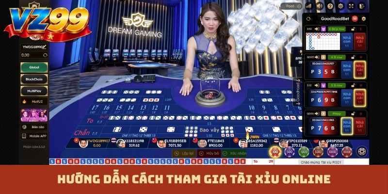 Hướng dẫn cách tham gia tài xỉu online