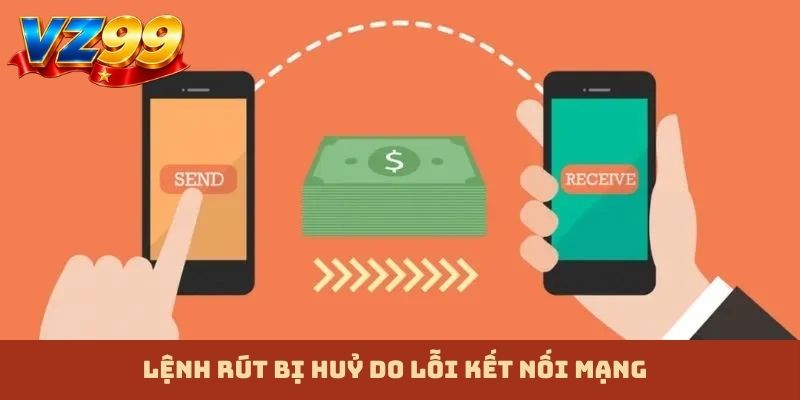 Lệnh rút bị huỷ do lỗi kết nối mạng