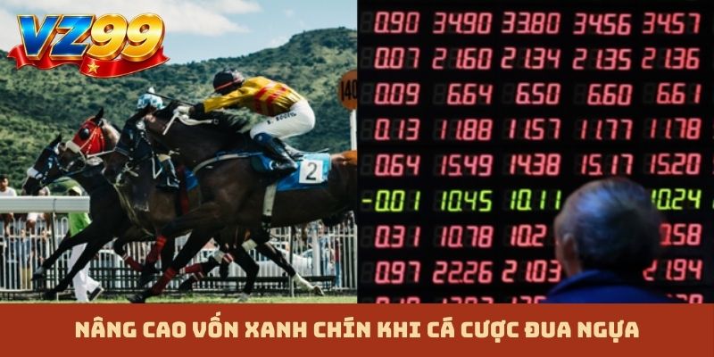 Nâng cao vốn xanh chín khi cá cược đua ngựa